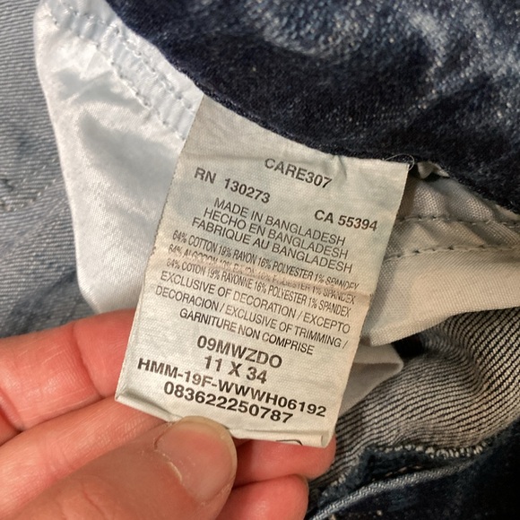 Wrangler boot cut jeans in good used condition, Size 11×34 - Picture 8 of 8